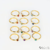 Girl's Birthstone Rings<br>36 piece(s)